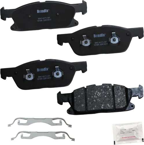 Miniatura 344 de Pastillas de freno delanteras cerámicas Bendix Priority1 CFC2302 para Hyundai Elantra 2021, Sonata 2022-2020, Kia K5 2023-2021