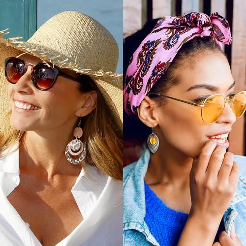 Miniatura 2 de 16 pares de aretes boho para mujer