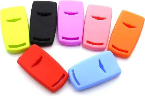 Miniatura 8 de 4 botones de silicona llavero remoto Smart Key Funda protectora para Hyundai Genesis G70 G80 G90 EQ900, Azul-cielo