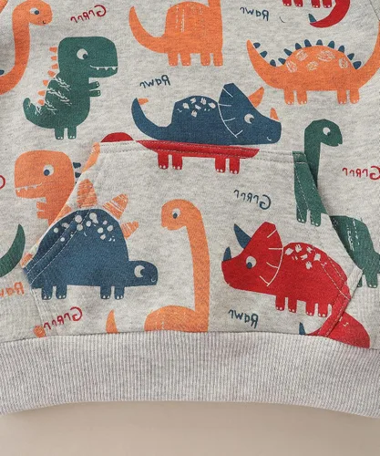 Miniatura 4 de Sudadera con capucha de forro polar de algodón para niños pequeños 2-7T