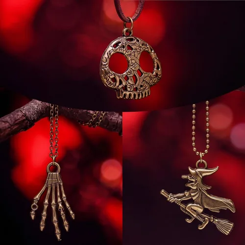Miniatura 3 de Hicarer 80 colgantes de plata antigua, colgantes góticos para hacer joyas, accesorios para bricolaje, collares, pulseras
