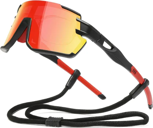 Miniatura 15 de Gafas de Sol Polarizadas para Ciclismo para Hombres y Mujeres con Protección UV con Clip para Miopía para Béisbol, Ciclismo, Carrera, MTB