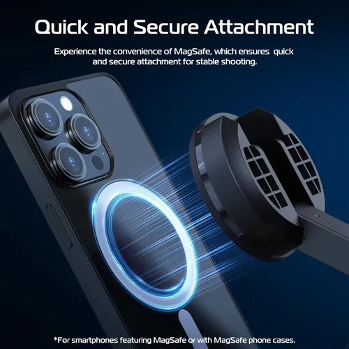 Miniatura 3 de ULANZI Palo de Selfie Magnético de 61'' Trípode para Teléfono con Control Remoto Inalámbrico, Soporte Extensible para Teléfono Celular, Compatible