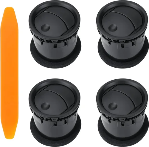 8L3Z19893AA - Conducto de ventilación de aire/HVAC, 4 unidades, color negro, compatible con Ford F150 2004-2008, LINCOLN MARK LT 2006-2008.