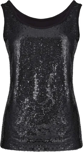 Miniatura 4 de SATINIOR Camiseta sin mangas con lentejuelas con purpurina para mujer, chaleco brillante, camisola con purpurina para mujeres y niñas