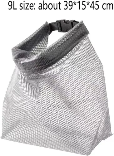Miniatura 2 de Bolsa seca impermeable para deportes, bolsa de almacenamiento transparente con parte superior enrollable, adecuada para viajes, natación, kayak