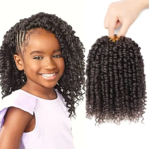 Miniatura 71 de Pelo de Passion Twist – 8 paquetes de 18 pulgadas Passion Twist Crochet para mujeres, cabello rizado pretrenzado Passion Twists extensiones de #2