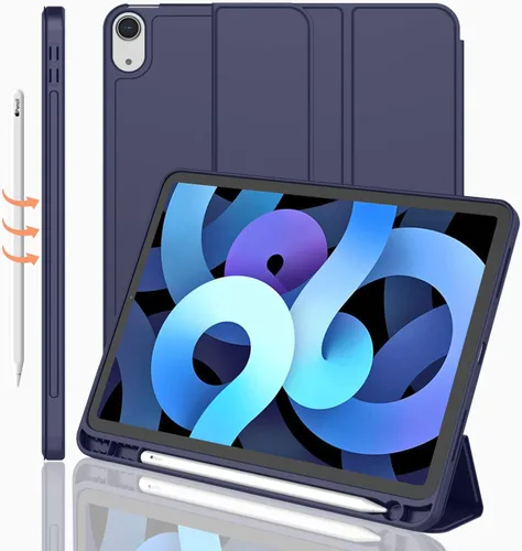 Miniatura 19 de iMieet Funda para iPad Air de 11 pulgadas M3 (2025) / M2 (2024), iPad Air de 5ª/4ª generación 2022/2020 de 10.9 pulgadas con soporte para lápices