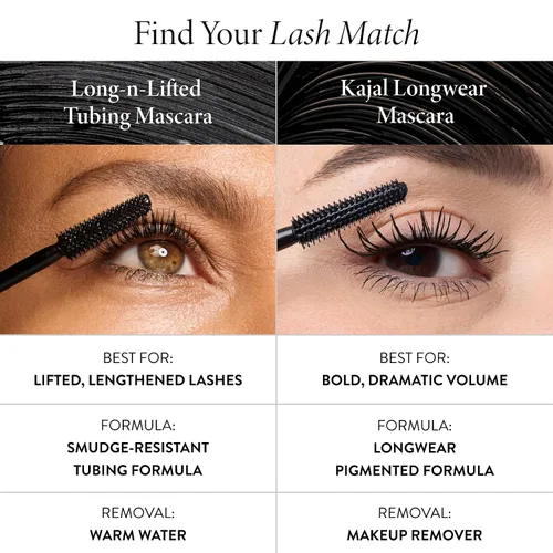 Miniatura 7 de LAURA GELLER NEW YORK Máscara de Kajal de larga duración - Fórmula para alargar, definir, rizar y construir maquillaje de ojos - Cepillo innovador