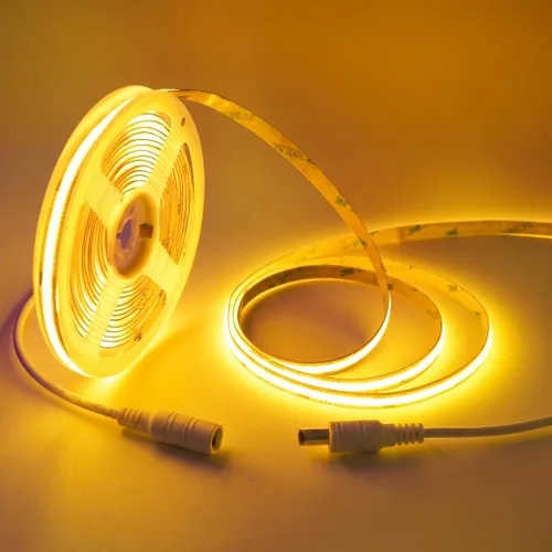 Miniatura 14 de Luces de tira LED 24V COB LED Blanco cálido 3000K Súper brillante tira LED 16.4 pies 5M sin puntos de alta densidad Corta y flexible para proyectos