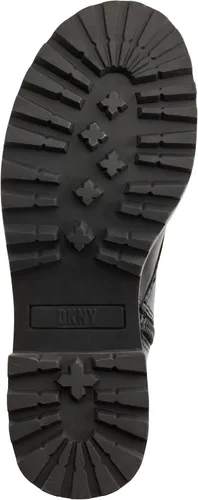 Miniatura 3 de DKNY Botas de combate de cuero suave con punta de metal para mujer