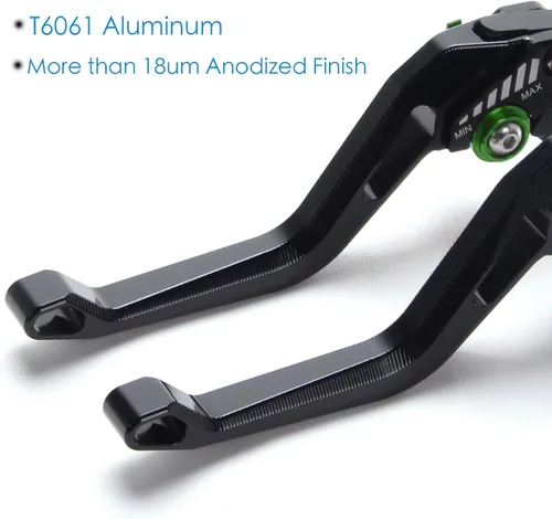 Miniatura 5 de Palancas de freno y embrague cortas ajustables compatibles con Kawasaki Z900/Z650 2017-2020 1000 2015-2020 Ninja 650R/ER-6F/EX650 2017-2020