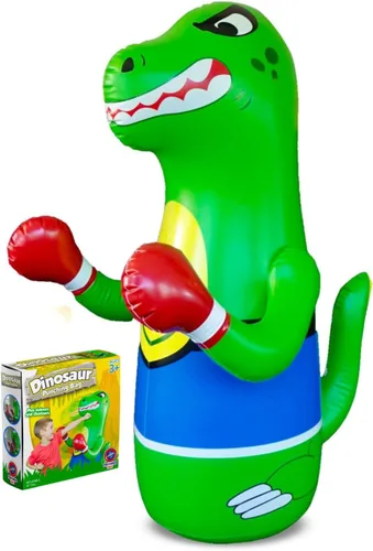 Saco de boxeo inflable de dinosaurio de Preferred Toys para niños – Bolsa Bop para niños pequeños y niños de 3 a 14 años – Juguetes de 47" inflables