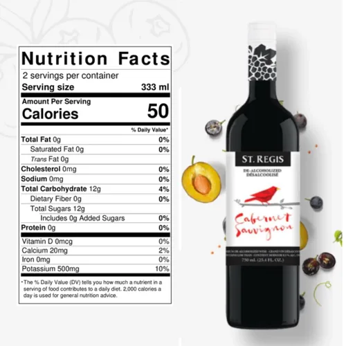 Miniatura 2 de St Regis Cabernet Sauvignon (vino sin alcohol)