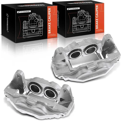 Miniatura 9 de A-Premium Conjunto de pinza de freno de disco compatible con modelos seleccionados de Toyota, Sequoia 2008-2015, Tundra 2007-2015, lado delantero