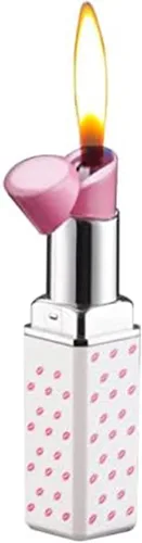Miniatura 9 de Lindo y divertido encendedor, gran regalo de broma, llama suave, recargable, de butano, novedad ajustable, novedad de la suerte, encendedor único