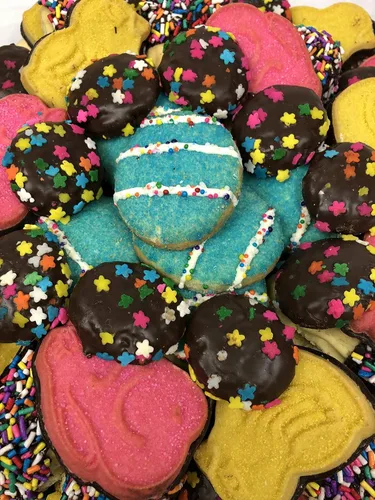 Miniatura 4 de Best Cookies - Bandeja gourmet para galletas de Pascua, regalos de vacaciones de Pascua, regalos de dulces de comida (3 libras)