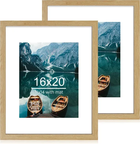 Miniatura 170 de Hongkee - Juego de 2 marcos de fotos, HK042515-MD5.5X8.5-BK(2PK)