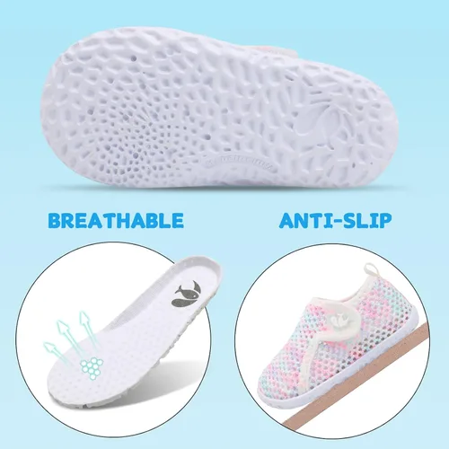 Miniatura 115 de FEETCITY Baby Boys Girls Water Sport Shoes Barefoot Kids Aqua Socks Quick-Dry Beach Swim Pool Shoes