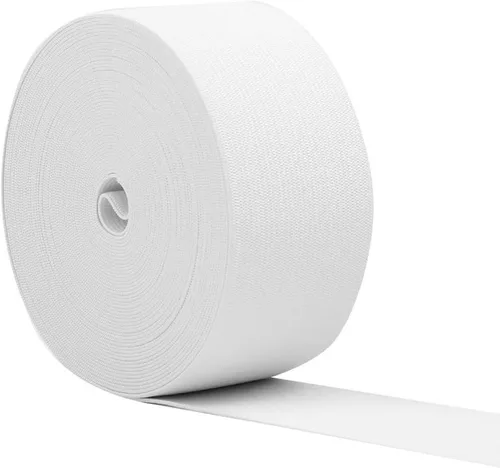 Miniatura 10 de Banda elástica de costura, 3/4 pulgadas de ancho, banda elástica de punto de alta elasticidad para coser cinturas, pantalones, ropa y manualidades