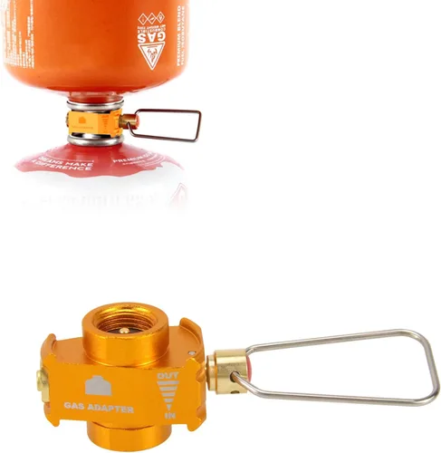 Miniatura 8 de Kit de Adaptador de Recarga de Gas RULLINE para Estufas de Camping - Juego de Adaptador de Recarga de Botella de Válvula EN417 Lindal para Tanques