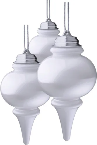 Miniatura 6 de Xodus Innovations WP680-3 - Adornos de remate LED de 8 pulgadas, acción pulsante, sensor de anochecer (paquete de 3), rojo