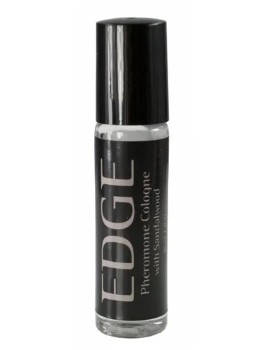 Colonia de feromonas Edge con sándalo - Colonia enrollable de feromonas de 0.3 fl oz para que los hombres atraigan a las mujeres