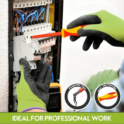Miniatura 8 de THINKWORK Kit de herramientas para reparación del hogar - Juego general de herramientas manuales para el hogar con caja de almacenamiento, juego