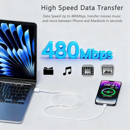 Miniatura 6 de Cable original de Apple [certificado MFi de Apple] Cable Lightning a USB compatible con iPhone 13/12/11 Pro Max/XS MAX/XR/XS/X/8/7/Plus/6S iPad