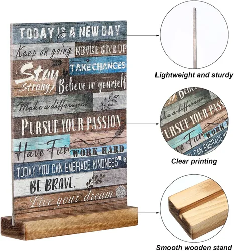 Miniatura 3 de Namalu Regalos de decoración de escritorio con citas inspiradoras para mujeres, regalos de aliento para mejores amigas, regalos motivacionales
