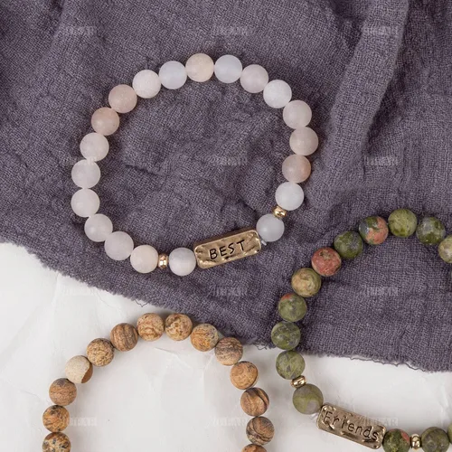 Miniatura 4 de AUEAR, Best Friends Forever - Pulsera inspiradora de amistad para hermanas, mujeres y niñas