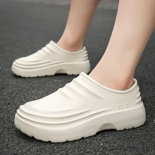 Miniatura 2 de Zapatos de chef para hombres y mujeres, resistentes al aceite, sandalias de trabajo para enfermera, jardín, baño, sandalias de trabajo, ligeras