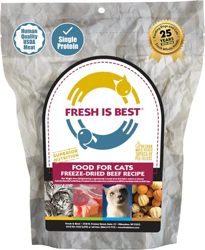 Miniatura 9 de Fresh Is Best Duck Alimento liofilizado para gatos – Alimento crudo para gatos para gatitos y felinos adultos – Pato liofilizado con alto contenido