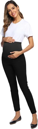 Miniatura 5 de Maacie - Pantalones informales de maternidad para mujer
