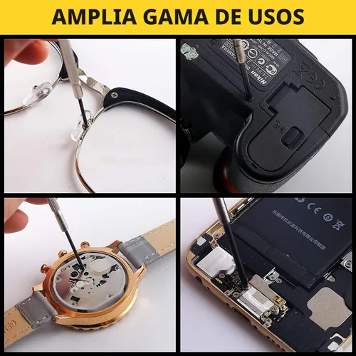 Miniatura 4 de Kit de reparación de lentes magnéticos, kit de reparación de lentes con tornillos para anteojos que incluye almohadillas para la nariz, juego