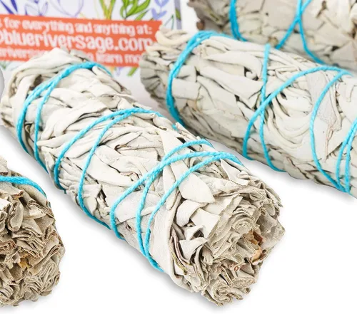 Miniatura 2 de 6 paquetes de salvia blanca ~ Bastoncillos de salvia para sahumerio y limpieza energética ~ A granel/al por mayor ~ Cultivado de manera sostenible