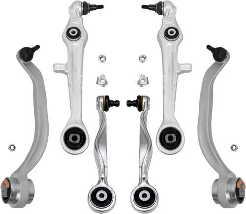 Miniatura 18 de Detroit Axle - Kit de extremo delantero para Chrysler 300 Dodge Charge Challenger 2011-2023, 2 brazos de control inferiores traseros 2 rótulas