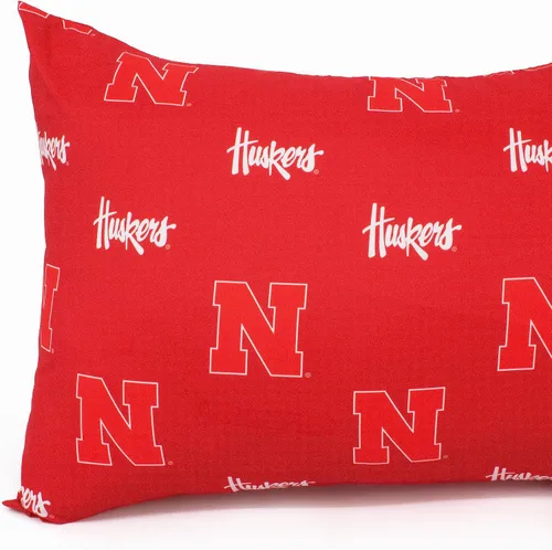 Miniatura 2 de College Covers Everything Comfy Nebraska Cornhuskers Funda de Almohada, Almohada Corporal, 20" x 60", Incluye 1 Funda de Almohada