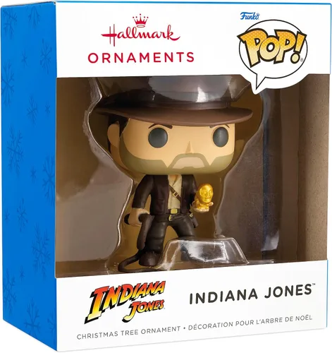 Miniatura 3 de Adorno coleccionable de Hallmark Indiana Jones Funko POP! para Navidad