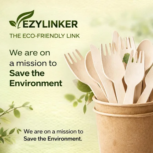 Miniatura 5 de Juego de cubiertos compostables de edición especial (150 piezas) – Juego de cubiertos de madera desechables – Alternativa al plástico, ecológico