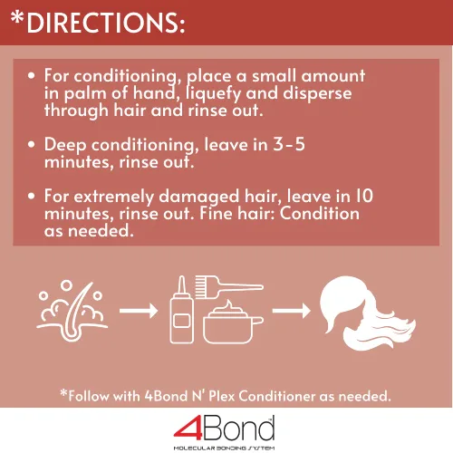 Miniatura 5 de POWERTOOLS 4BOND Acondicionador de construcción Bond Restaura el cabello dañado Contiene polímeros avanzados, queratina, baobab y proteínas