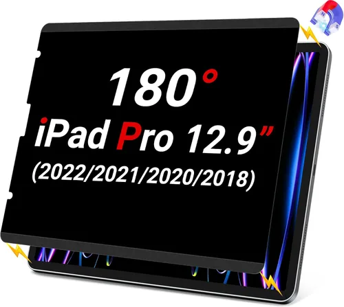 Miniatura 9 de ZZOEGAA - Protector de pantalla de privacidad para iPad de 9ª generación, protector de pantalla de privacidad magnético para iPad de 9ª 8ª y 7ª