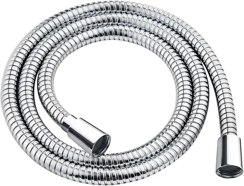 Miniatura 18 de BRIGHT SHOWERS Manguera de ducha para cabezales de ducha de mano, cable de 96 pulgadas extra largo de acero inoxidable, manguera de ducha de mano