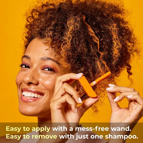 Miniatura 6 de Hally Hair Coloración Temporal de Cabello, Shade Stix (Naranja) - Accesorios de Maquillaje para Cabello para Niños, Adolescentes y Adultos - 12 ml