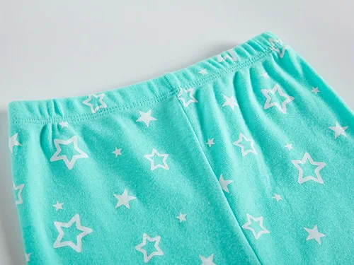 Miniatura 6 de Babyroom Pijama de algodón de 4 piezas para niñas a juego con diseño de unicornio