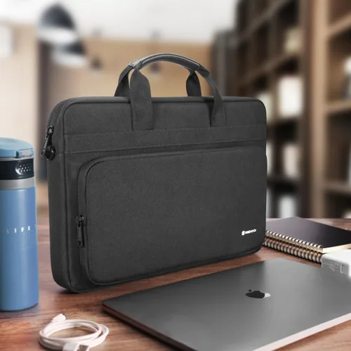 Miniatura 2 de NIDOO Maletín para laptop de 13 pulgadas para MacBook Pro M3 M2 de 14 pulgadas, MacBook Air de 13.6 pulgadas, Surface Laptop de 13.5 pulgadas, Negro
