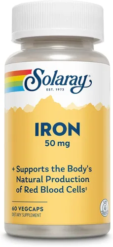 Solaray Hierro 50mg | 60 CT