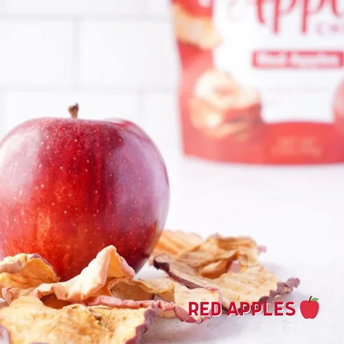Miniatura 2 de Gourmet Nut Simple Slices Chips de manzana verdes horneadas, manzanas cultivadas en Estados Unidos, sin azúcar añadida, manzanas verdes, bolsa