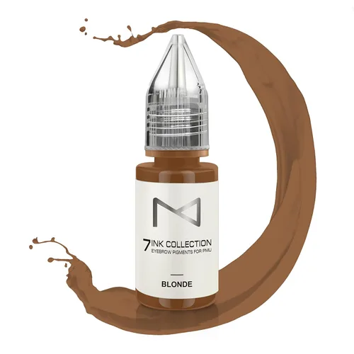 M - 7Ink Tinta de pigmento líquido de siete colores para tatuaje de cejas - Kit de suministros de microblading de maquillaje permanente - Uso en