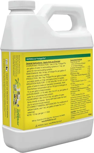 Miniatura 2 de Dyna-Gro Follaje Pro 32 onzas 1 cuarto de galón. Fertilizante líquido para plantas Dyna Gro. Fertilizante para floración y crecimiento